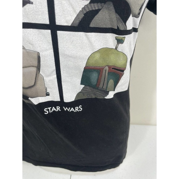 Star Wars Dark Side T-Shirt Sm Beatles Album Cover Darth Vader Boba Fett Retro - Picture 5 of 7